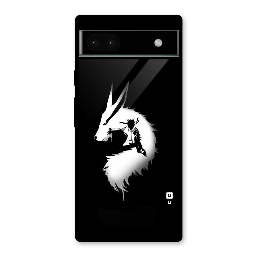 Naruto Kurama Mode Glass Back Case for Google Pixel 6a