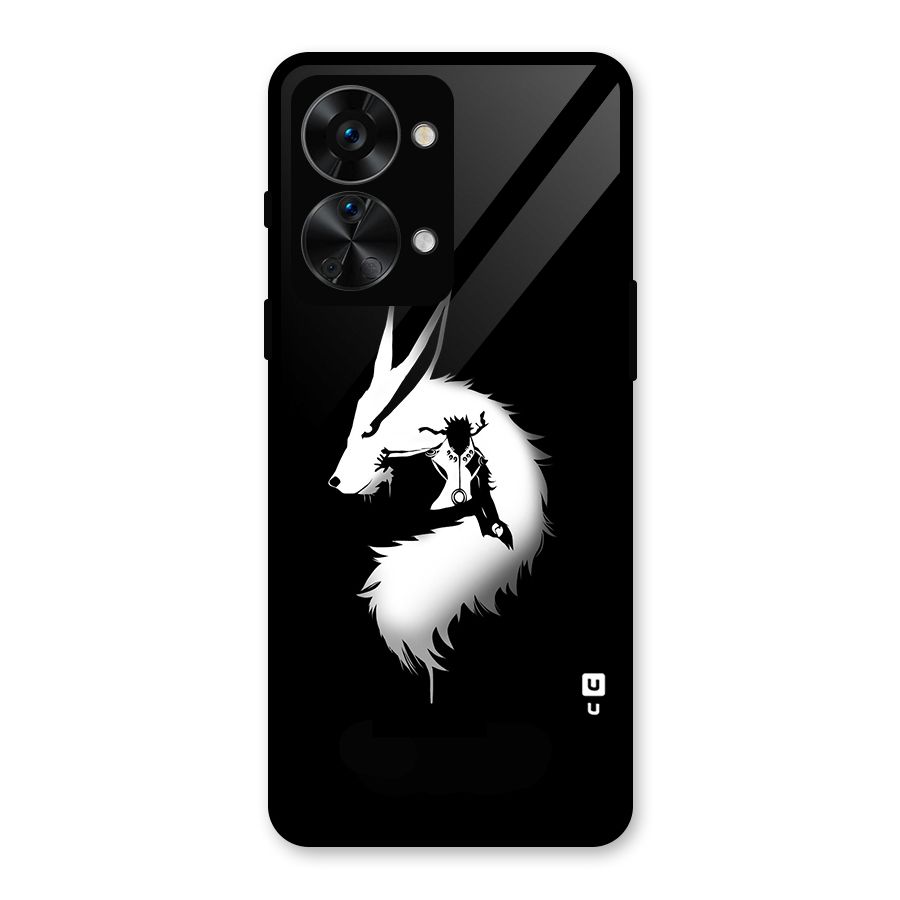Naruto Kurama Mode Glass Back Case for OnePlus Nord 2T
