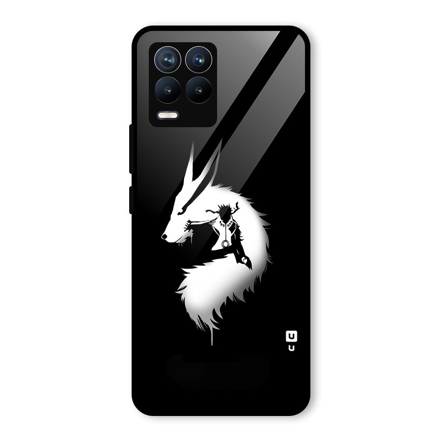 Naruto Kurama Mode Glass Back Case for Realme 8