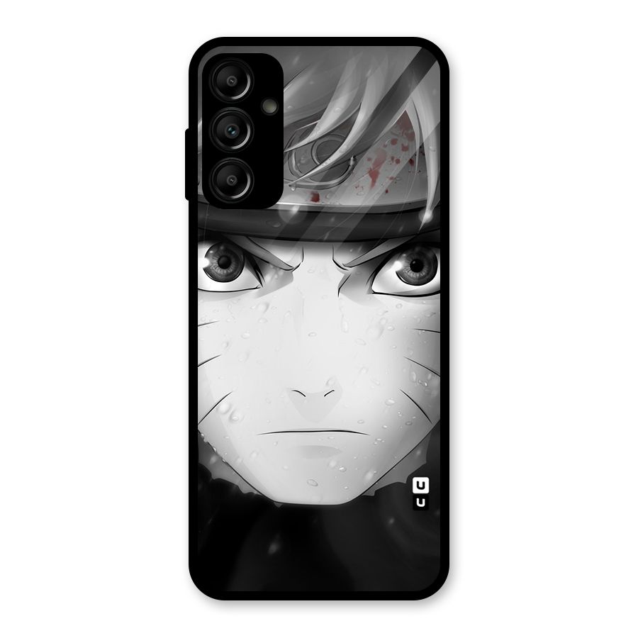 Naruto Monochrome Glass Back Case for Galaxy A14 5G