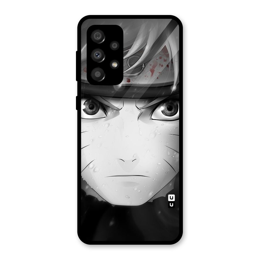 Naruto Monochrome Glass Back Case for Galaxy A32