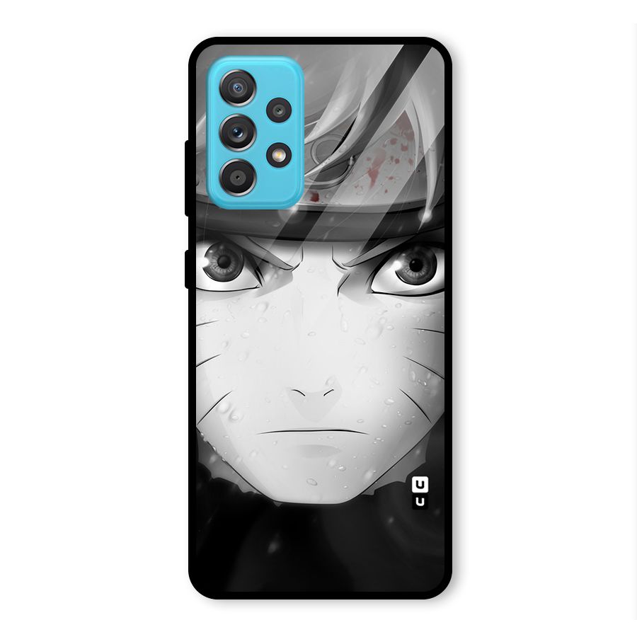 Naruto Monochrome Glass Back Case for Galaxy A52
