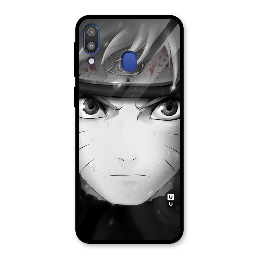 Naruto Monochrome Glass Back Case for Galaxy M20