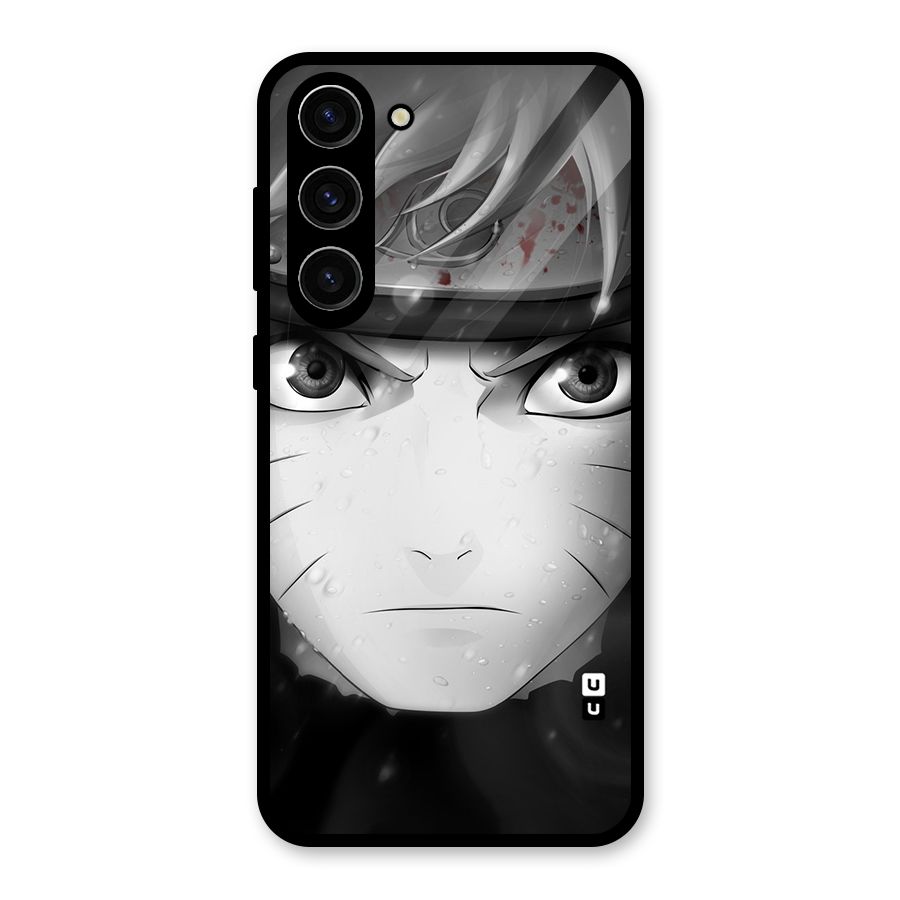 Naruto Monochrome Glass Back Case for Galaxy S23 Plus
