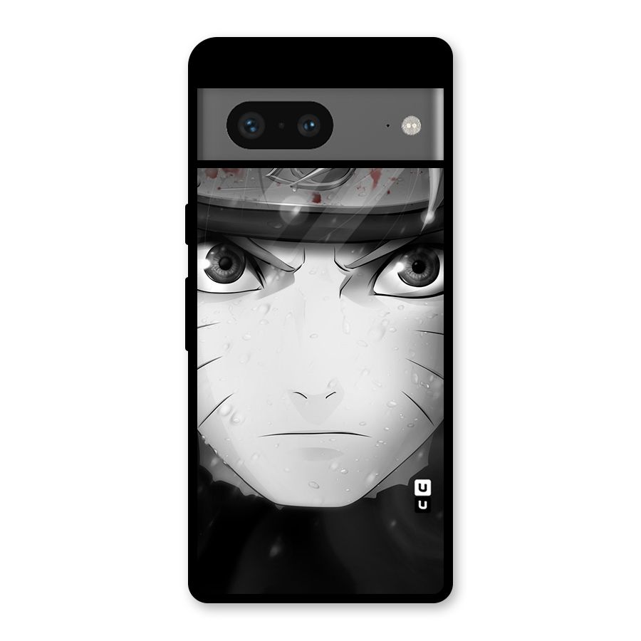 Naruto Monochrome Glass Back Case for Google Pixel 7