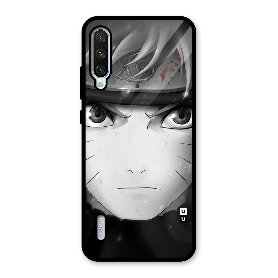 Naruto Monochrome Glass Back Case for Mi A3