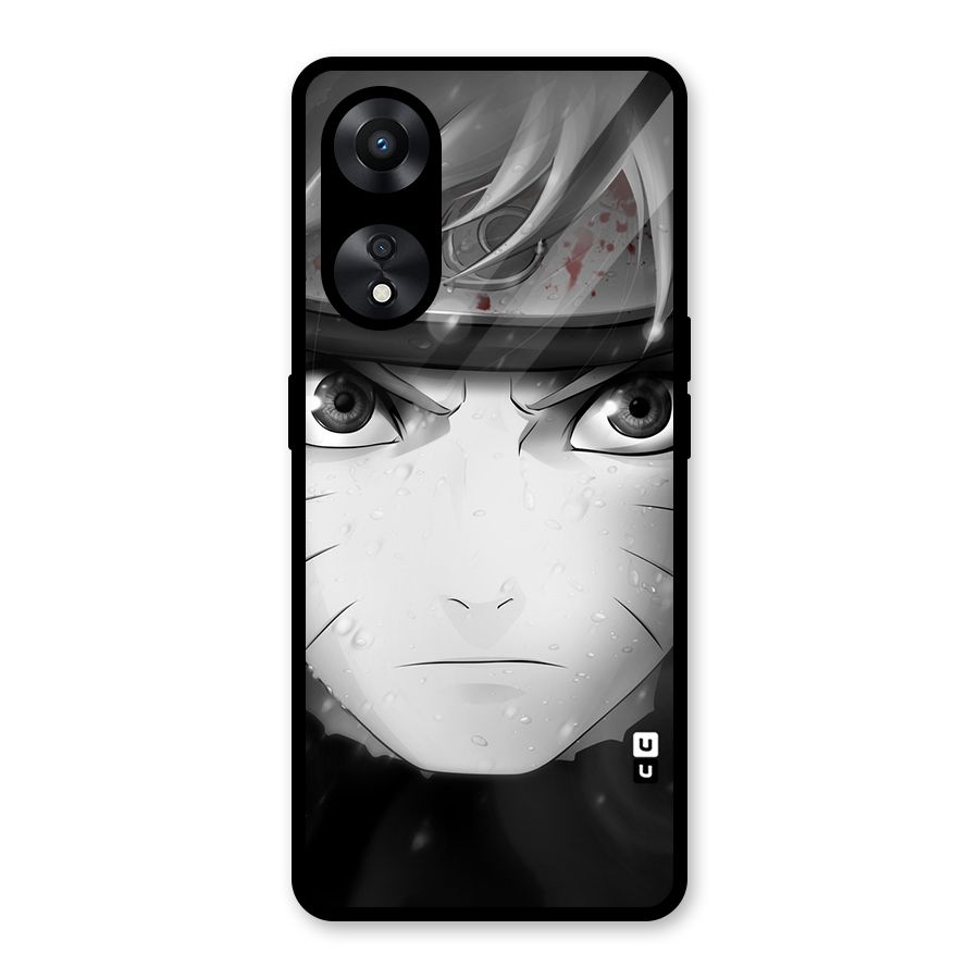 Naruto Monochrome Glass Back Case for Oppo A78