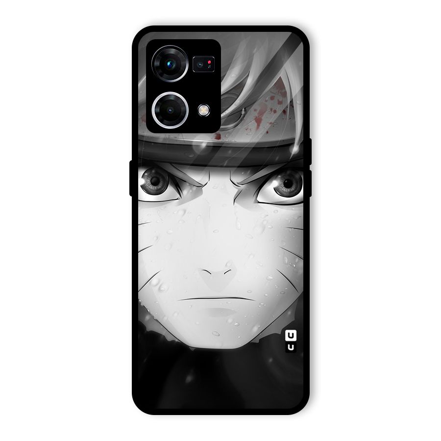 Naruto Monochrome Glass Back Case for Oppo F21 Pro 4G