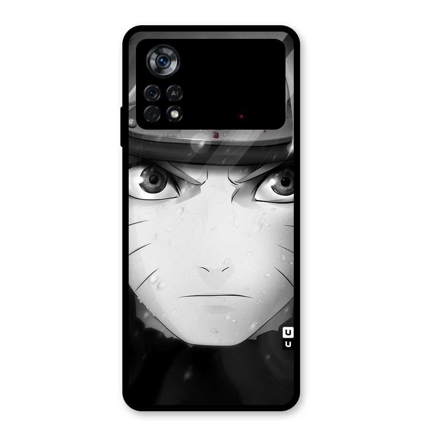 Naruto Monochrome Glass Back Case for Poco X4 Pro 5G