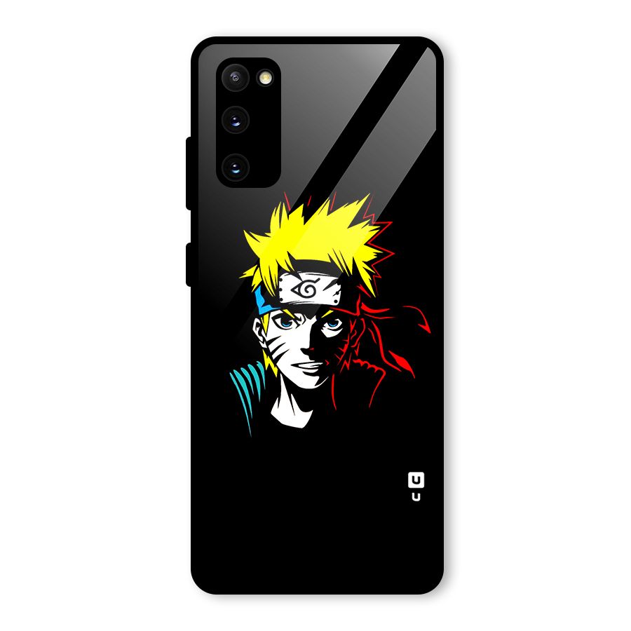 Naruto Pen Sketch Art Glass Back Case for Galaxy S20 FE 5G