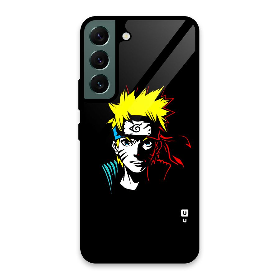 Naruto Pen Sketch Art Glass Back Case for Galaxy S22 5G