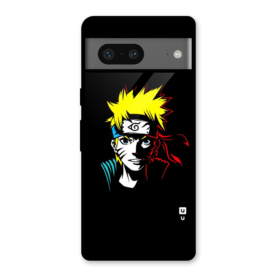 Naruto Pen Sketch Art Glass Back Case for Google Pixel 7