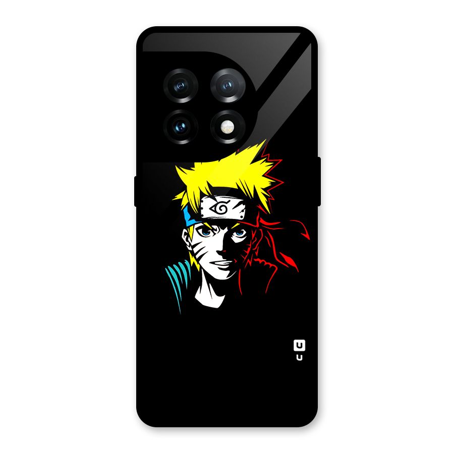 Naruto Pen Sketch Art Glass Back Case for OnePlus 11