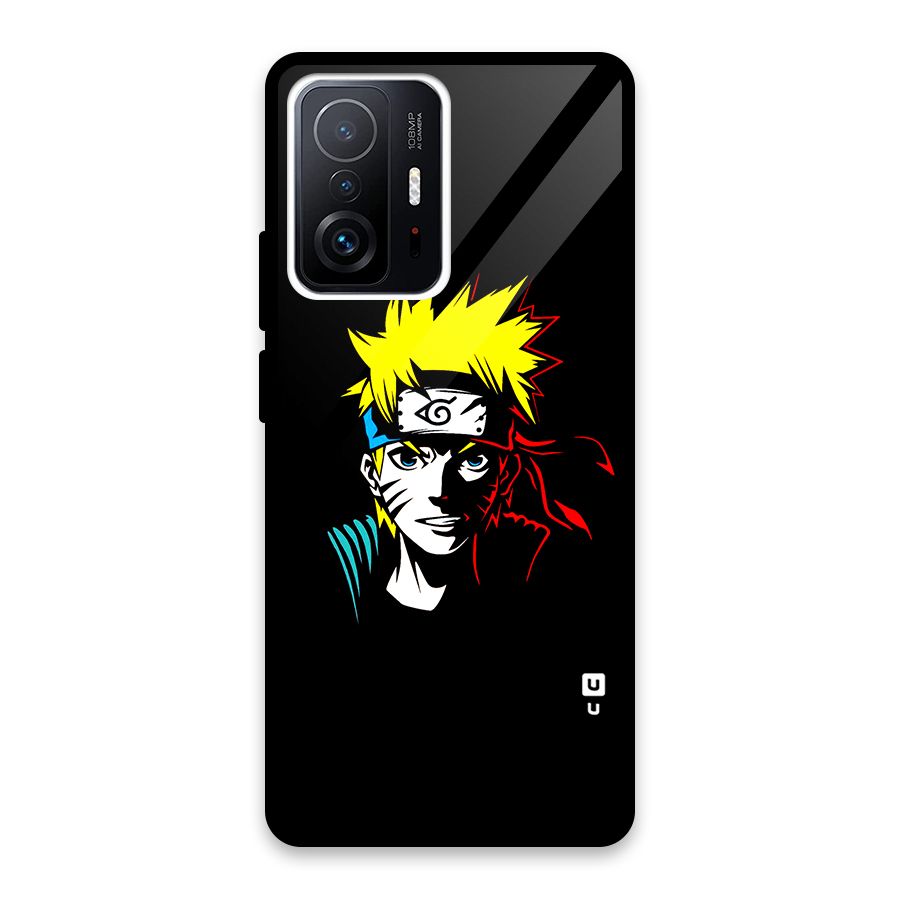 Naruto Pen Sketch Art Glass Back Case for Xiaomi 11T Pro
