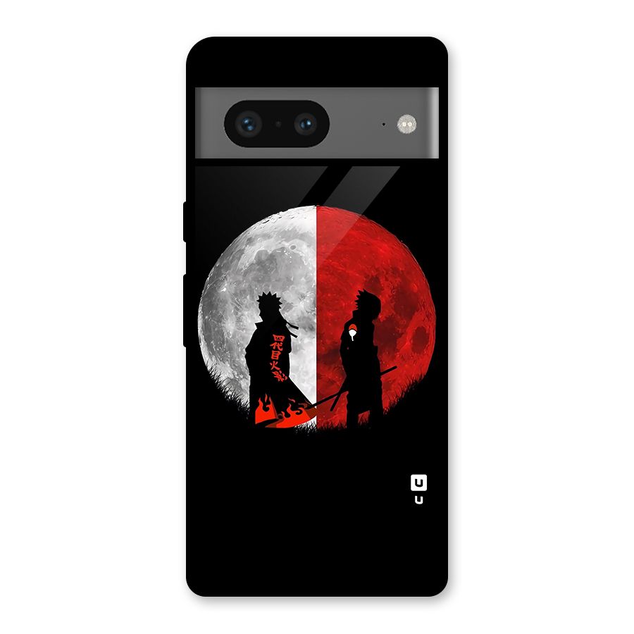 Naruto Shadow Hokage Moon Glass Back Case for Google Pixel 7