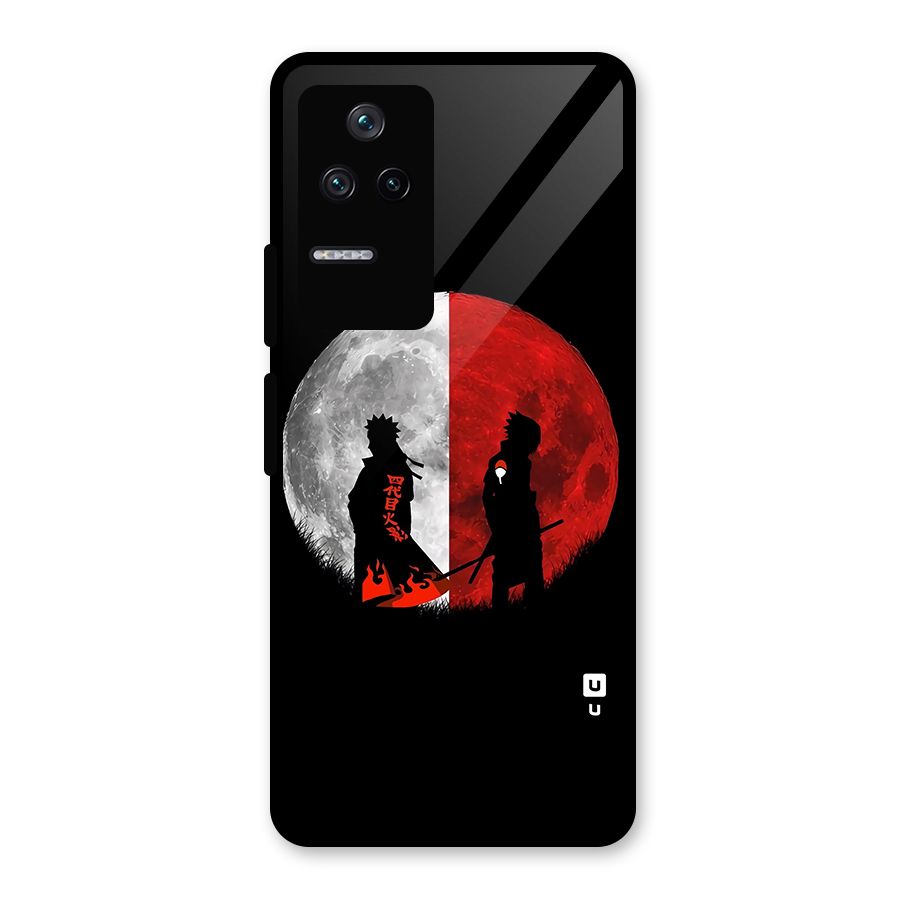 Naruto Shadow Hokage Moon Glass Back Case for Poco F4 5G