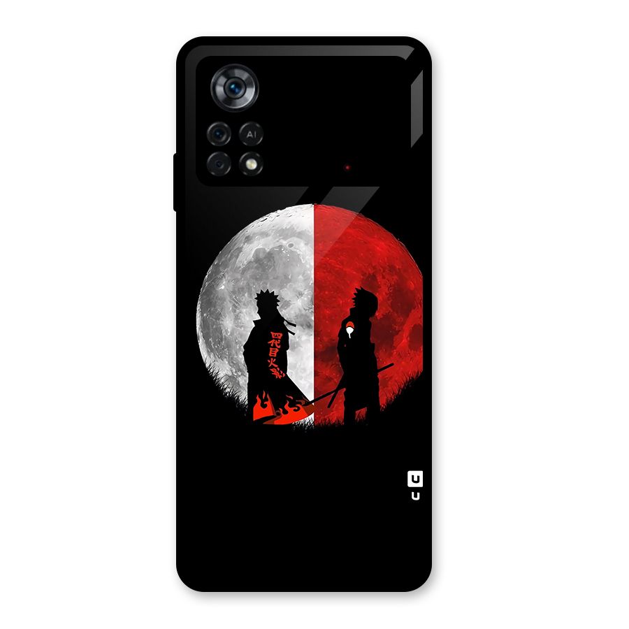 Naruto Shadow Hokage Moon Glass Back Case for Poco X4 Pro 5G