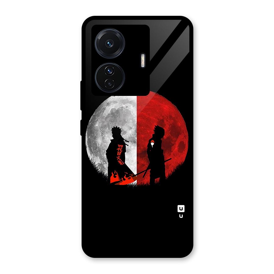 Naruto Shadow Hokage Moon Glass Back Case for Vivo T1 Pro
