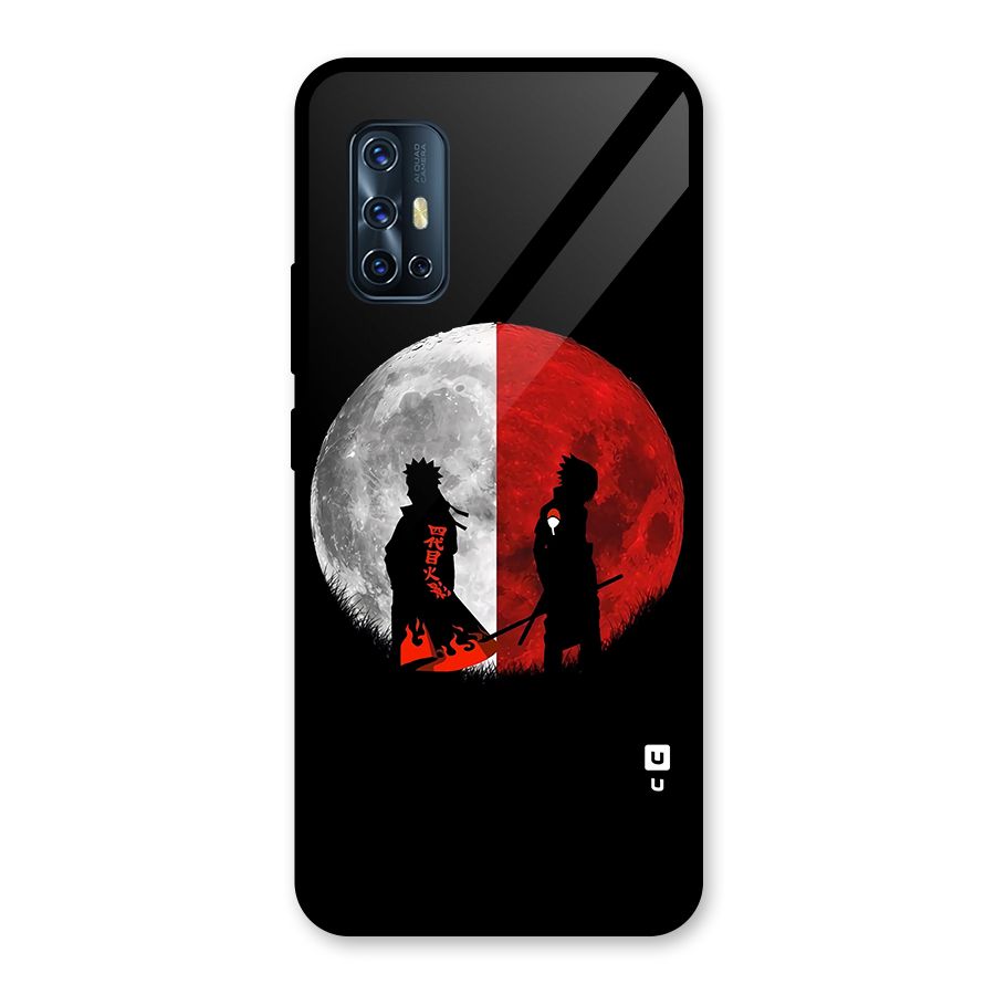 Naruto Shadow Hokage Moon Glass Back Case for Vivo V17