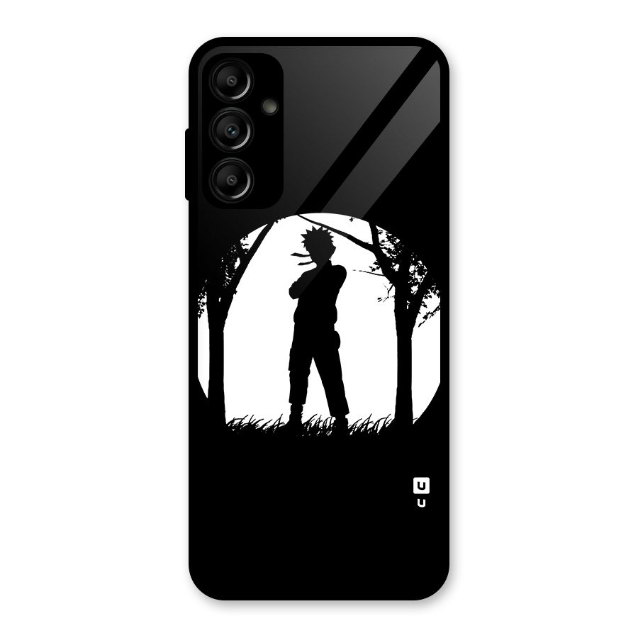 Naruto Silhouette Glass Back Case for Galaxy A14 5G