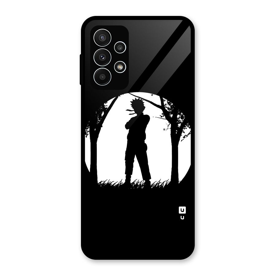 Naruto Silhouette Glass Back Case for Galaxy A23