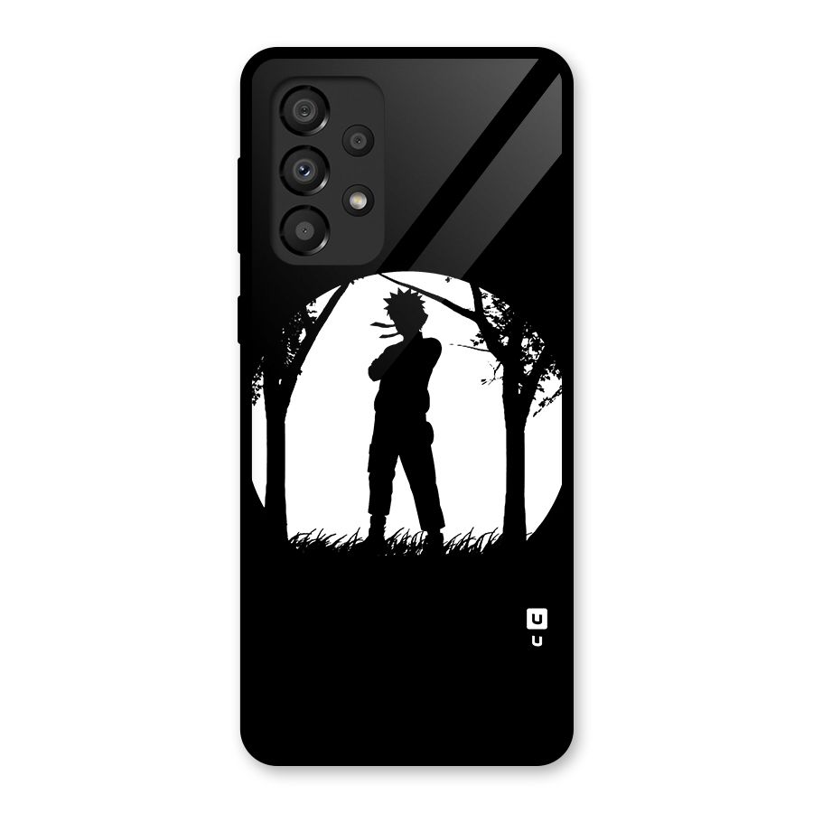 Naruto Silhouette Glass Back Case for Galaxy A33 5G