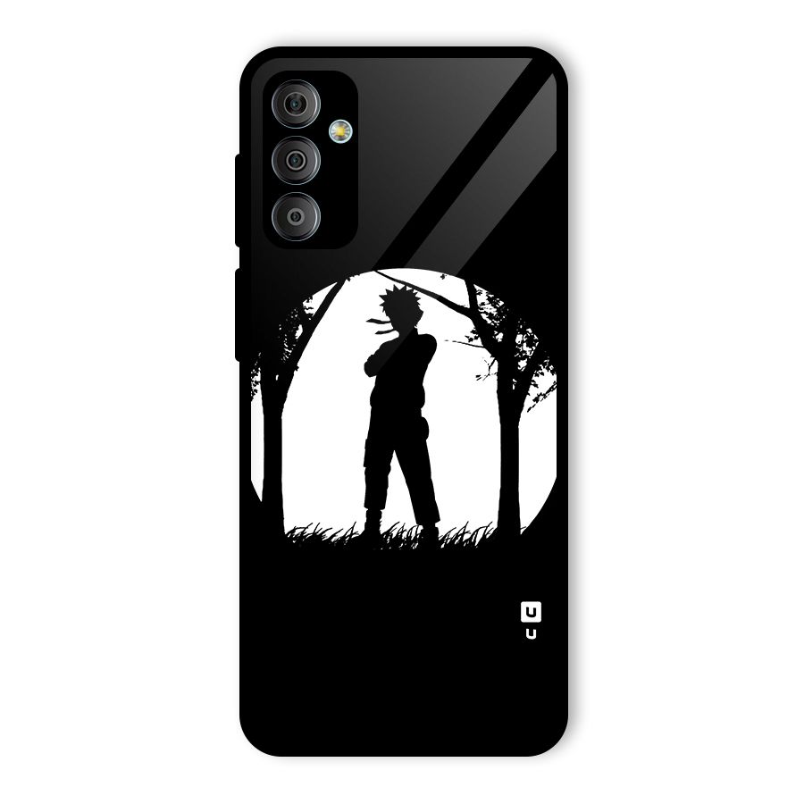 Naruto Silhouette Glass Back Case for Galaxy F23