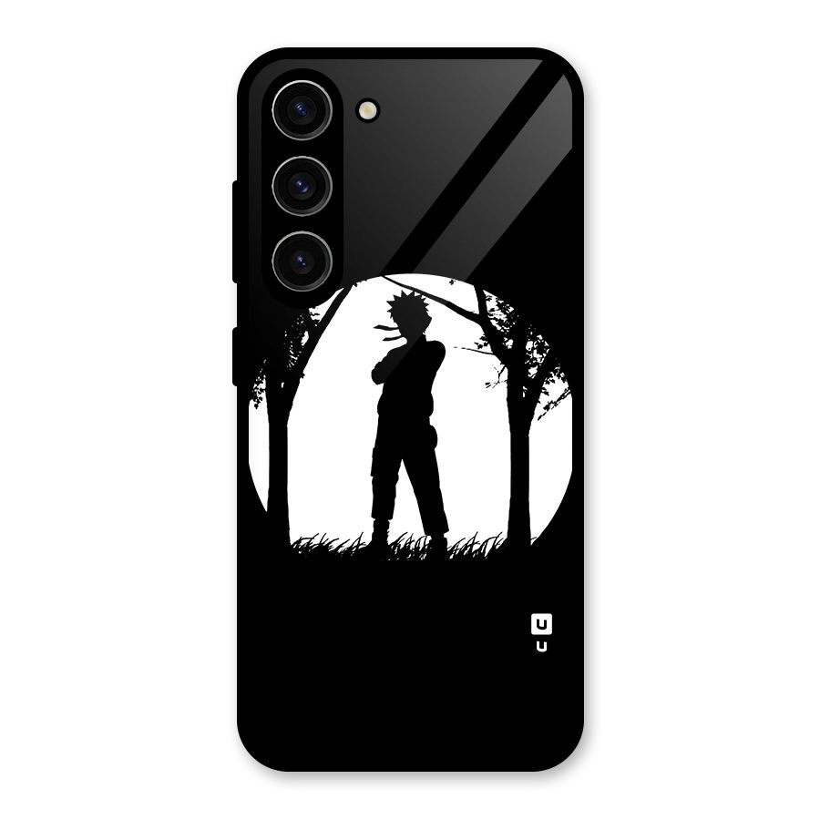 Naruto Silhouette Glass Back Case for Galaxy S23