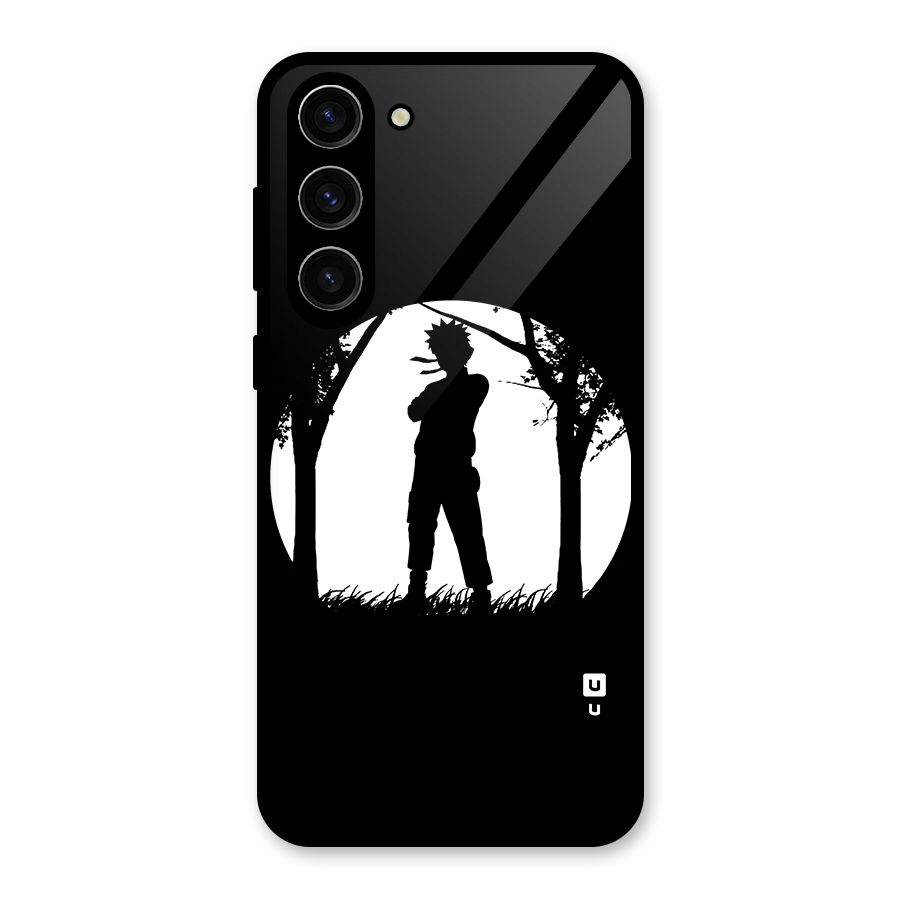 Naruto Silhouette Glass Back Case for Galaxy S23 Plus