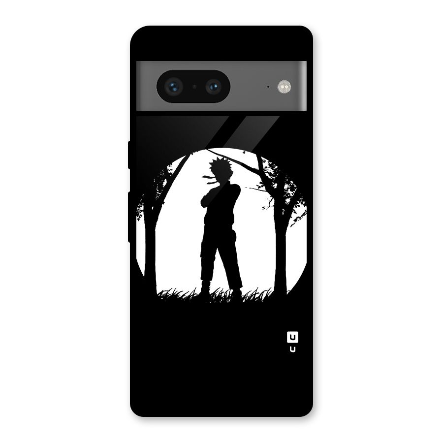 Naruto Silhouette Glass Back Case for Google Pixel 7