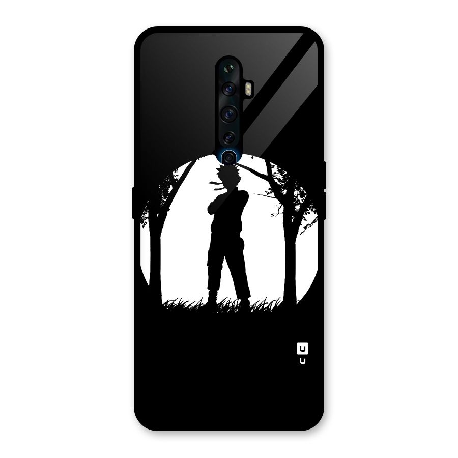 Naruto Silhouette Glass Back Case for Oppo Reno2 F