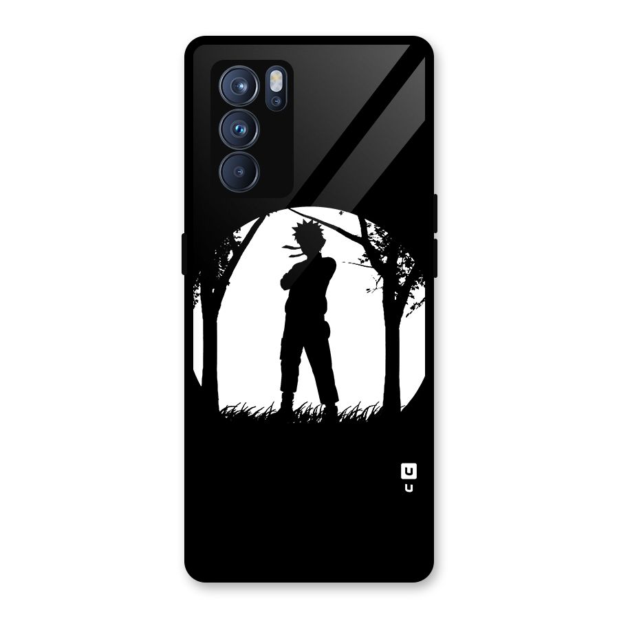 Naruto Silhouette Glass Back Case for Oppo Reno6 Pro 5G