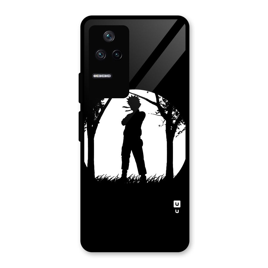 Naruto Silhouette Glass Back Case for Poco F4 5G