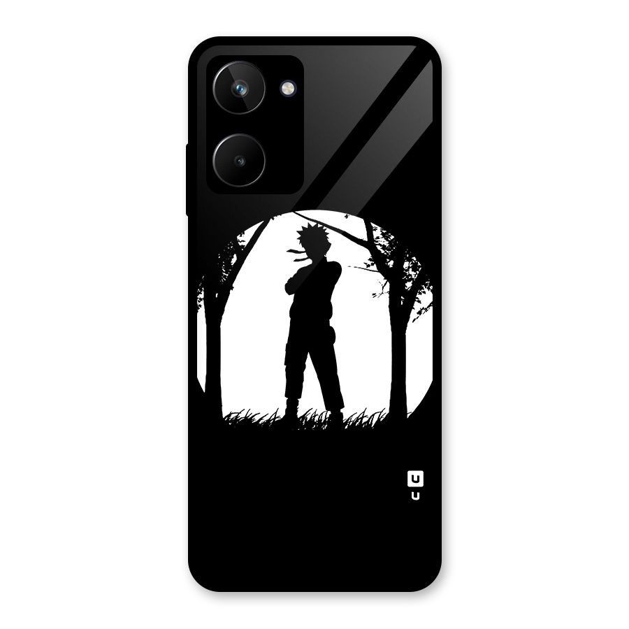 Naruto Silhouette Glass Back Case for Realme 10