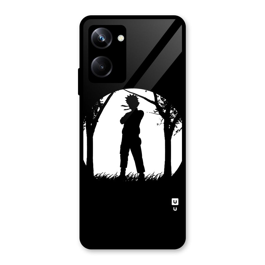 Naruto Silhouette Glass Back Case for Realme 10 Pro