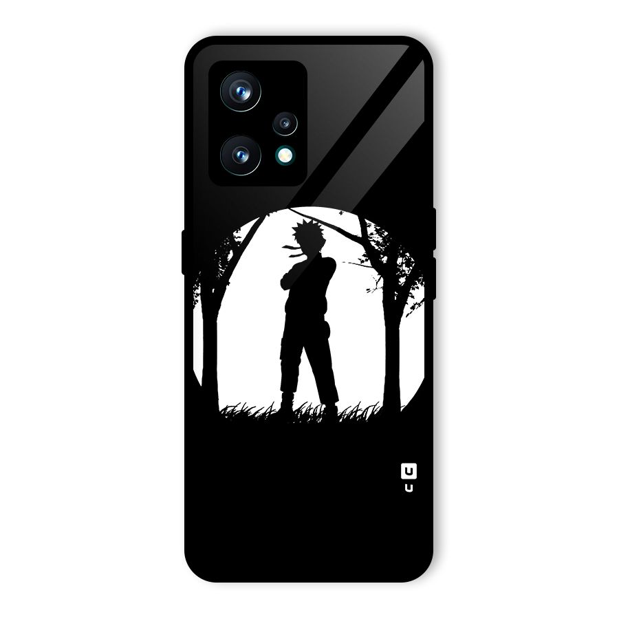 Naruto Silhouette Glass Back Case for Realme 9