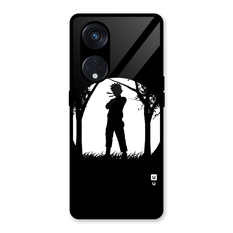 Naruto Silhouette Glass Back Case for Reno8 T 5G