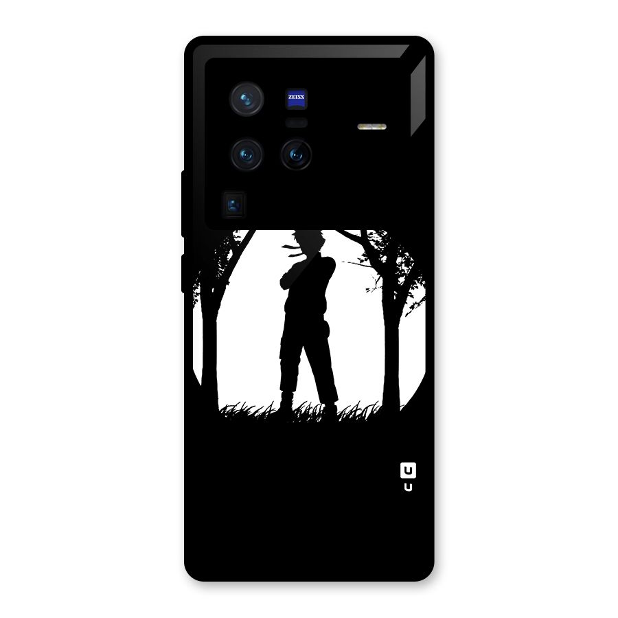 Naruto Silhouette Glass Back Case for Vivo X80 Pro
