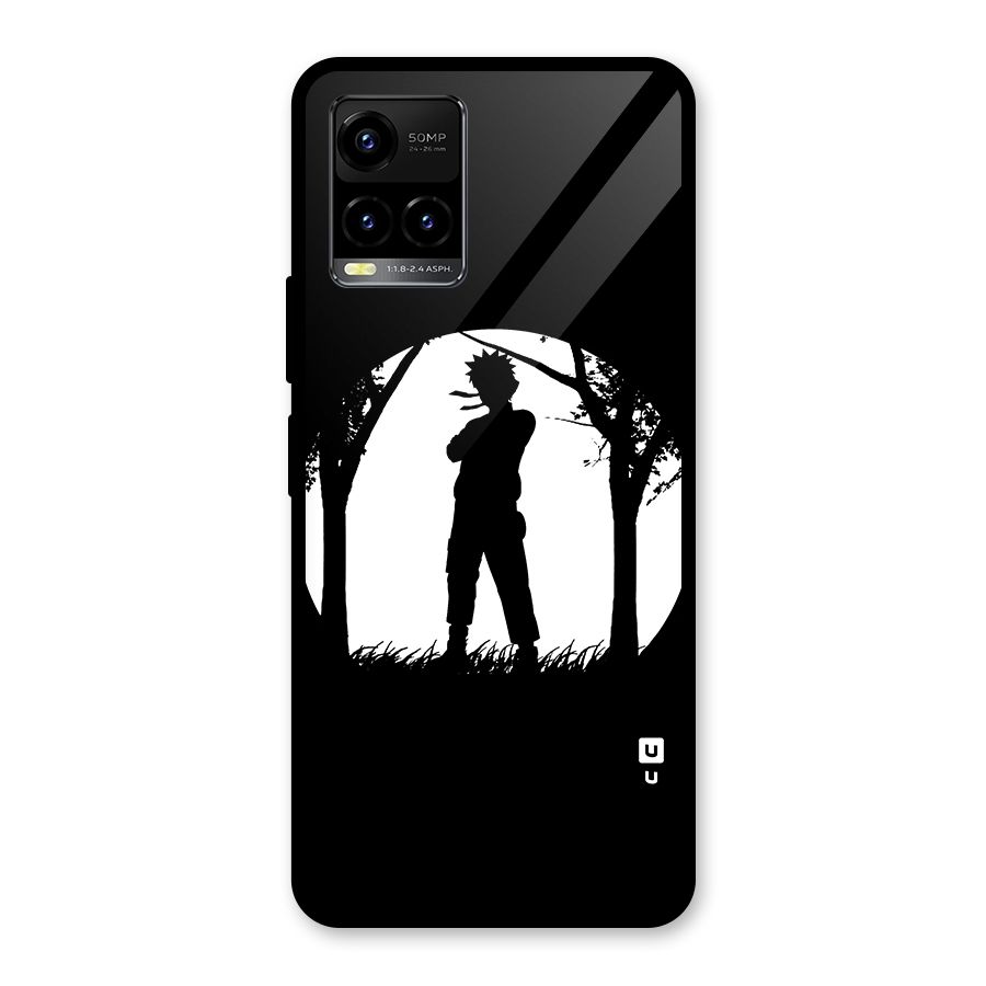 Naruto Silhouette Glass Back Case for Vivo Y21T