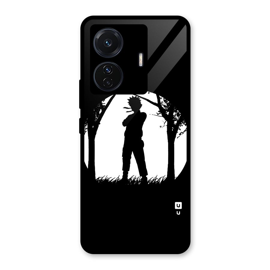 Naruto Silhouette Glass Back Case for Vivo iQOO Z6 Pro