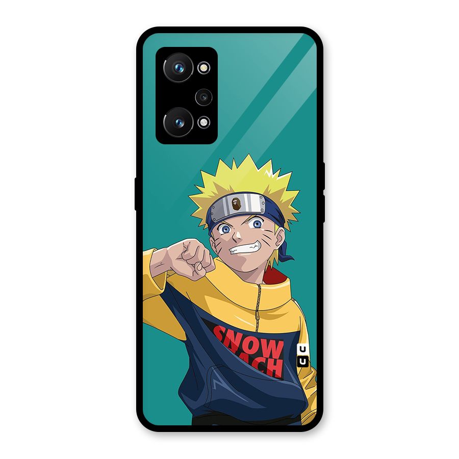 Naruto Snow Beach Art Glass Back Case for Realme GT Neo 3T