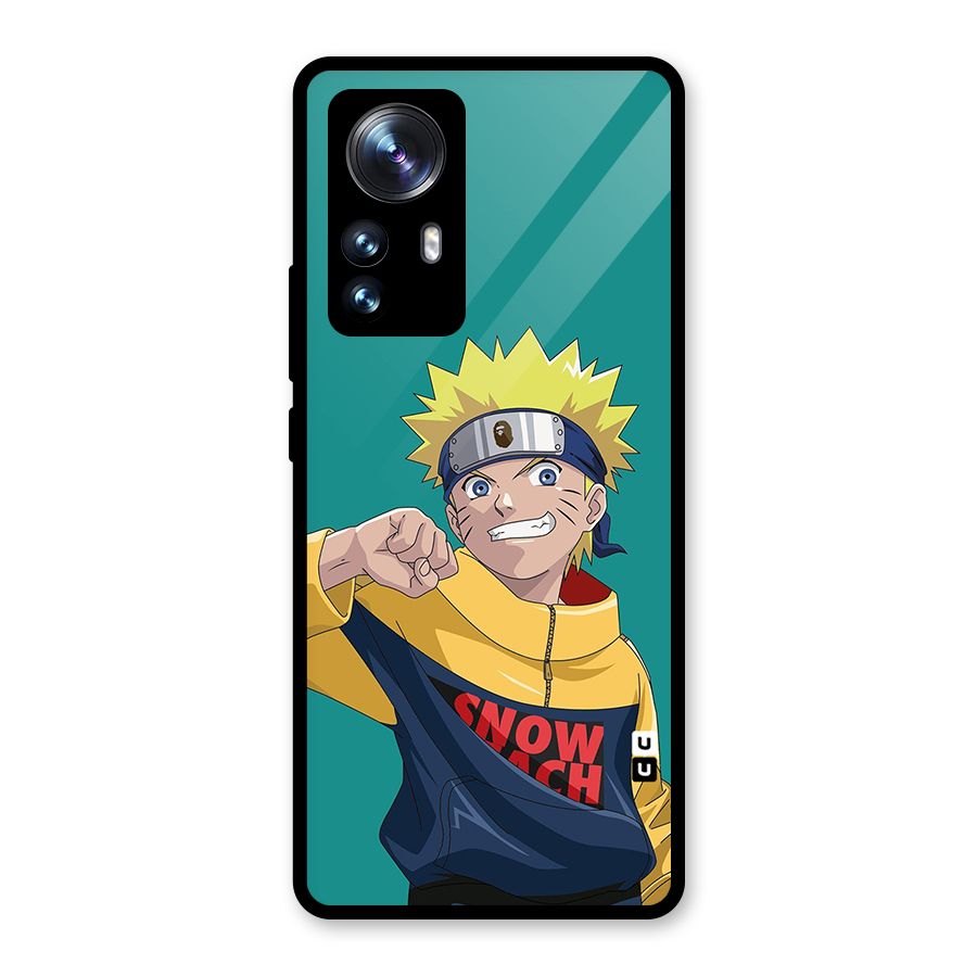 Naruto Snow Beach Art Glass Back Case for Xiaomi 12 Pro