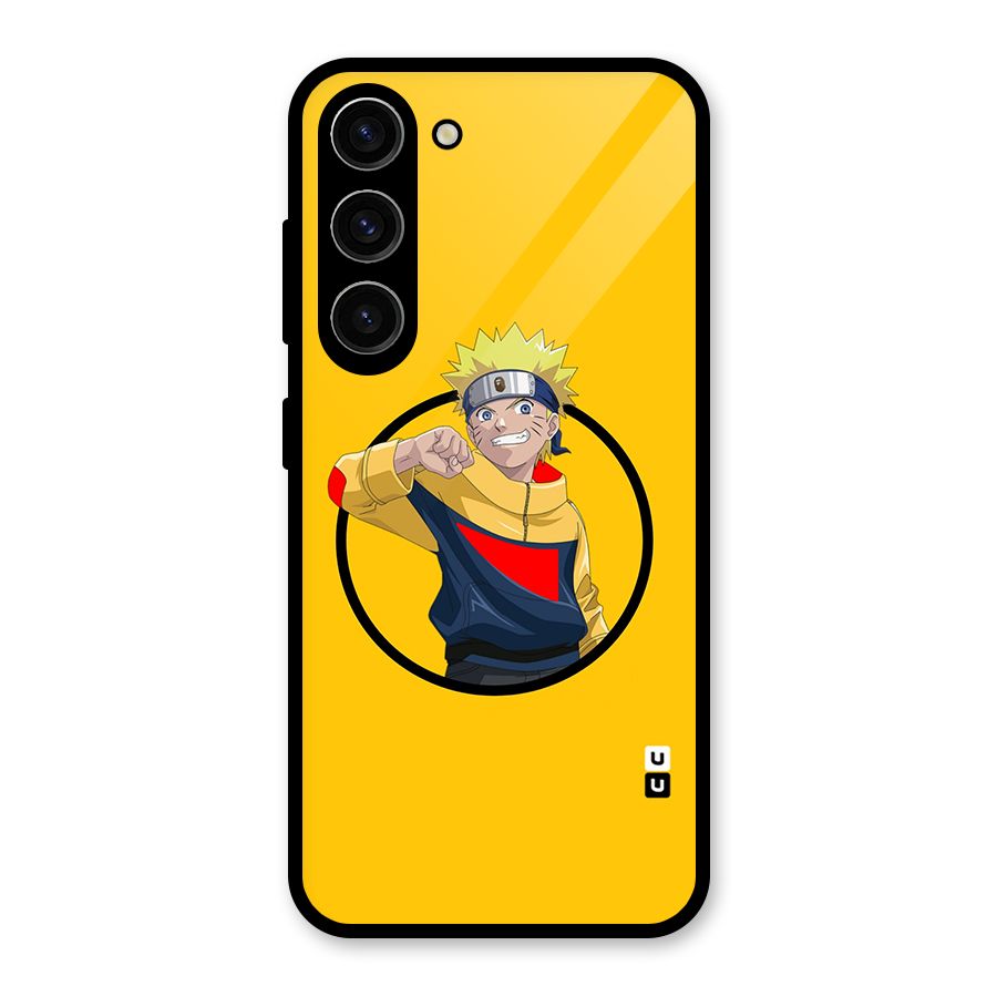 Naruto Sports Art Glass Back Case for Galaxy S23