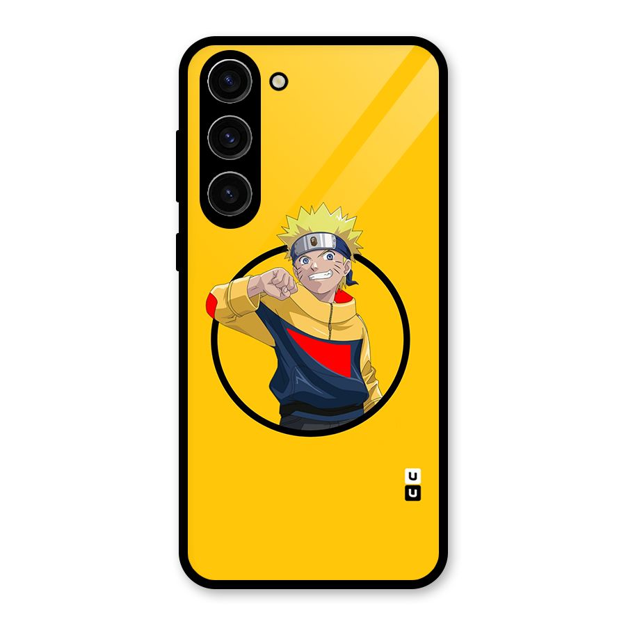 Naruto Sports Art Glass Back Case for Galaxy S23 Plus