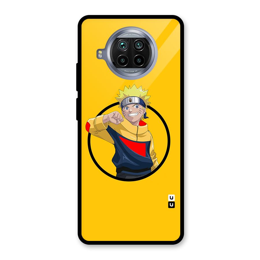 Naruto Sports Art Glass Back Case for Mi 10i