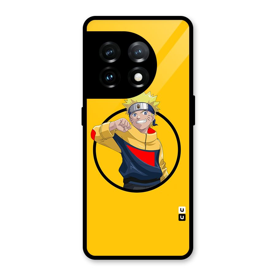 Naruto Sports Art Glass Back Case for OnePlus 11