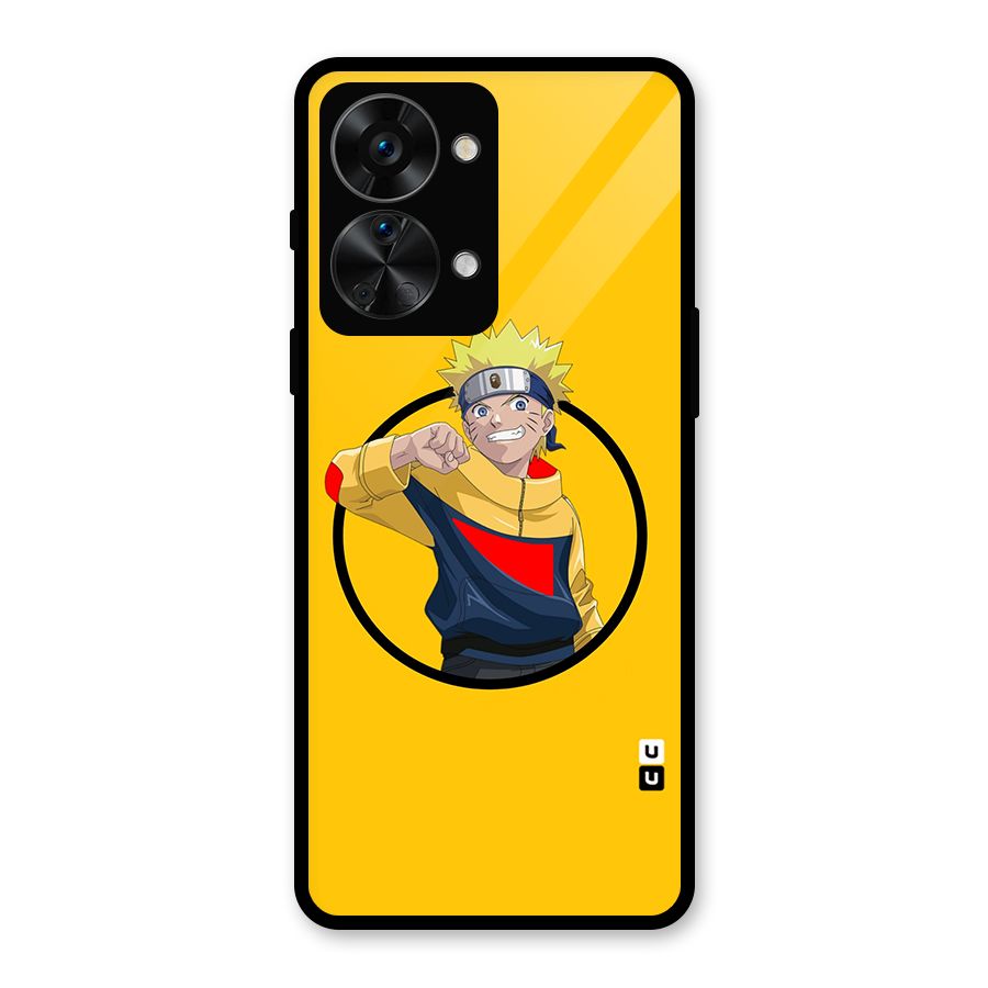 Naruto Sports Art Glass Back Case for OnePlus Nord 2T