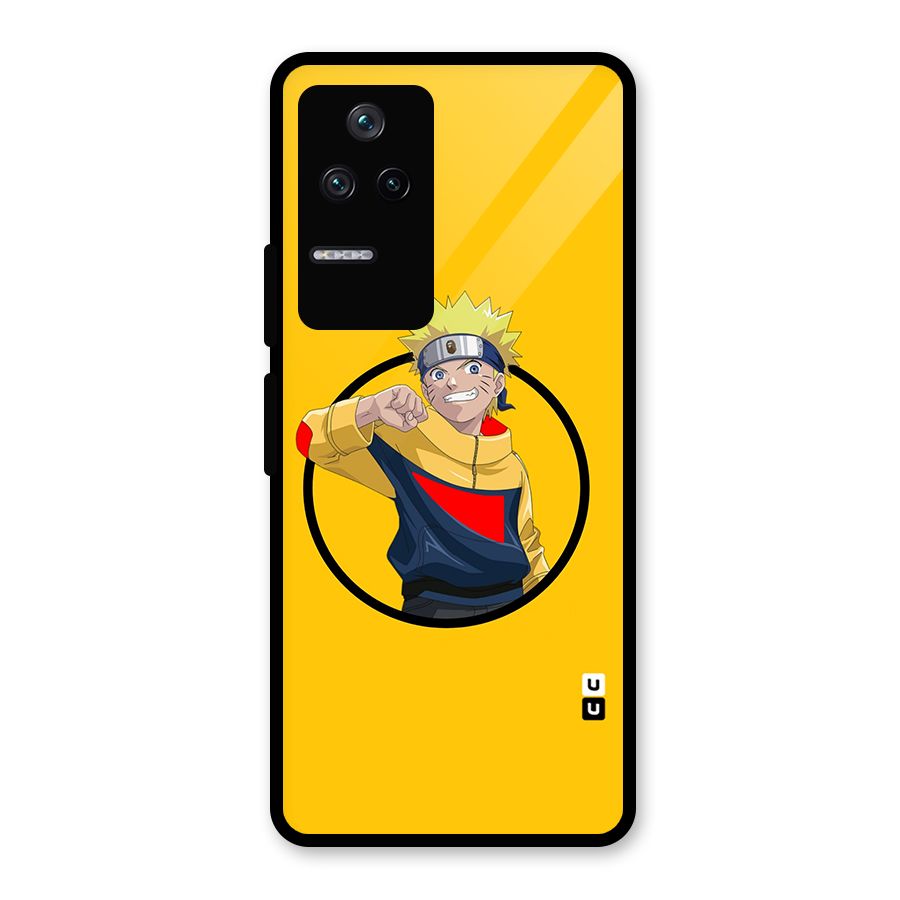 Naruto Sports Art Glass Back Case for Poco F4 5G