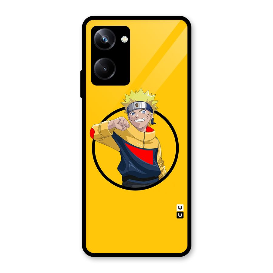 Naruto Sports Art Glass Back Case for Realme 10 Pro