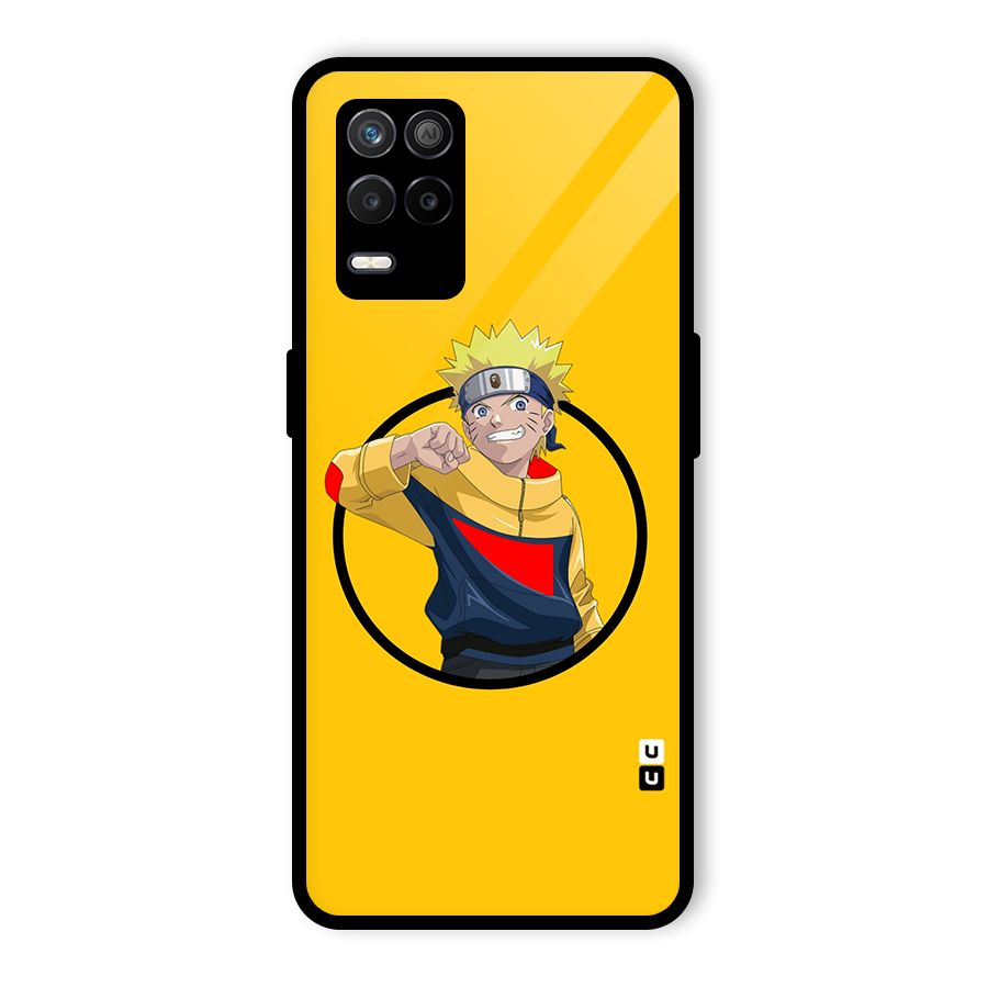 Naruto Sports Art Glass Back Case for Realme 8 5G